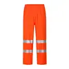 Conjunto de Capa de Chuva e Calça de Chuva Refletivos para Serviço, Tipo Dividido, Camada Dupla, à Prova de Tempestade, para Fiscalização de Trânsito e Serviço de Limpeza