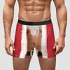 Aliexpress Amazon Regalo Navideño Transfronterizo Año Nuevo Ropa Interior para Hombre Pantalones Cortos de Seda de Leche de Cintura Media Alta Elásticos Transpirables