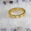 Anillo de Boda Clásico con Zircón en Forma de Corazón, Seis Garras, Forma de Cubo de Azúcar con Forma de Diamante 520 Regalo de San Valentín para Novia