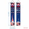 Decorações de Festa Amazon Mais Vendidas Transfronteiriças Cortina de Porta de Varanda Bandeira do 250º Aniversário Americano Dia da Independência Couplets Personalizados