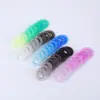 Paquete de 9 Gomas para el Cabello de Alambre de Teléfono Degradadas para Mujer, Bandas para el Cabello Simples de Verano con un Toque de Alta Gama, Nuevas Cuerdas para el Cabello de Moda