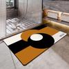 Alfombrilla Geométrica de Baño Estilo Sencillo, Absorbente de Agua, Resistente a Manchas, Secado Rápido, Felpudo Fuerte Absorbente de Agua para Puerta de Baño/Inodoro