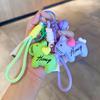 Nuevo Llavero Creativo de Resina de Pony Amoroso Lindo y Exquisito Hebilla de Amor de Pony Pareja Muñeco Colgante para Mochila Escolar