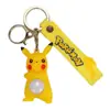 Chaveiro Cartoon Flash Pikachu Transfronteiriço com Luz Fofo Pingente de Anime Boneca Chaveiro Mochila Pequeno Presente