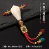 Accesorios Hechos a Mano DIY de Hueso de Camello de Tres Vías Arena Dorada, Accesorios de Cuentas Espaciadoras para Joyería DIY de Moda y Versátiles Xingyue