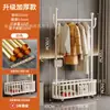 Cabideiro Móvel com Rodas, Cabide de Chão para Quarto, Cabideiro para Sala de Estar Estilo Nórdico, Cabide Móvel