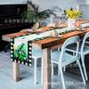 Amazon nueva gran venta St. Camino de mesa de lino para el Día de San Patricio decoración para el hogar restaurante impresión mantel
