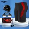 Roupa de banho masculina maiô L-5XL plus size secagem rápida bermuda de cinco pontos touca de natação óculos de natação maiô equipamento de natação masculino atacado