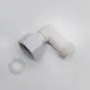 Conector de Tres Vías de Plástico Engrosado de 4 Puntos de Conexión Rápida con Roscas Internas y Externas para Tuberías de Agua, Tuberías de Gas y Accesorios de Instalación para Pequeños Electrodomésticos de Cocina