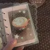 Ponto de Bolinha Renda Acrílico Divisória M5 Estilo Ins Fofo Caderno de Folhas Soltas DIY Caderno Decorativo Alto Valor Estético