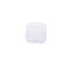 Caja pequeña transparente de plástico cuadrado para pastillas, pendientes, anillo, joyería, tapones para los oídos, caja para equipo de pesca, memoria USB, tarjeta de teléfono móvil, caja de almacenamiento para empaque