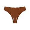 Serie de Tangas de Encaje Ondulado Zeriluna Sin Costuras de Tiro Bajo Suaves y Cómodos para la Piel Moda