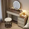 Tocador 2025 para Apartamentos Pequeños, Estilo Moderno Simple Color Crema, Habitación de Celebridad de Internet Casa de Alquiler, Juego Completo de Tocador