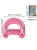 Flotador de agua en forma de U transfronterizo, sofá inflable engrosado, anillo de natación para adultos, respaldo reclinable con asa