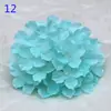 Flor de hortensia artificial flor de seda flor decorativa venta al por mayor arco de flores de boda europeo pared de flores con flores 37 colores
