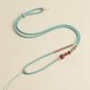 Cuerda para Collar Colgante Hecho a Mano Cordón Calabaza de Cinabrio Cristal de Fresa Joyería Cuerda de Colgante Yu Pei Cuerda Trenzada Ajustable