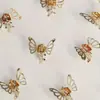 Explosões da Amazon Borboleta de Metal Mini Pequeno Prendedor Fofo para Franja de Menina Cabelo Quebrado Presilha Lateral Acessórios de Cabelo Versáteis