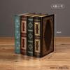 Livros Decorativos Estilo Europeu, Livros Falsos, Modelos de Livros para Escritório, Livros de Adereço Vintage, Adereços para Fotografia, Vintage Estilo Europeu