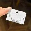 Pendientes de Aguja de Plata S925 Traje de Lujo Ligero Cobre Microincrustación Zirconia Súper Brillante Pendientes de Una Tarjeta Tres Pares Sentido Avanzado Pendientes Versátiles