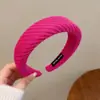 Diadema floral vintage para mujer, diadema tejida romántica francesa con lazo y cinta, pinza para el pelo de borde ancho, tocado para banquete de boda