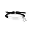Pulseira Colorida Transfronteiriça Europeia e Americana Material em Branco Número de Estoque 21 Acessórios Presente Gravado Pulseira de Aço Inoxidável