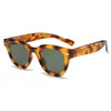Óculos de Sol de Design de Armação Grossa Estilo Coreano Estilo Ins Nicho, Versátil para Sair, Lentes Redondas Anti-Luz Azul Sem Grau Wm2601