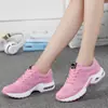 Tênis de Corrida Casual Feminino de Malha Respirável Fly-Woven, Cor Sólida, Cano Baixo, Novo Estilo Primavera 2020 para Esportes ao Ar Livre