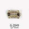 Nueva Manicura de Celebridad de Internet Joyería de Zirconia de Oro Real Colgante Ruyi Ábaco Amor Gema Joyería de Moño G3531