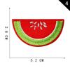 Etiqueta de Bordado por Computadora Yuanda Pegamento Termofusible Fruta Sandía Parche Bordado Parche Cereza Parche Accesorios de Ropa DIY Parche de Tela