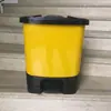Papelera sanitaria de pedal engrosada de doble compartimento de un solo compartimento de doble compartimento de clasificación única de clasificación única 16 litros 20 litros 30 litros 40 litros 60 litros