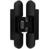 Bisagra de ajuste tridimensional de cruz oculta, puerta de madera invisible minimalista, sin amortiguación, bisagra de puerta ajustable hacia arriba, abajo, izquierda y derecha