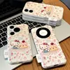 Funda de teléfono con diseño de pastel floral a pantalla completa para Apple 17, 16 Pro Max, a prueba de caídas, 15 Pro, cobertura total y funda protectora para 13/14