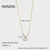 Colar e Pulseira com Pingente de Borboleta em Zircônia Cruzada Aço Inoxidável Pérola de Água Doce Banhado a Ouro 18K Joias de Luxo para Mulheres