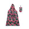 Bolsa de compras plegable en stock creativa bolsa de compras portátil transfronteriza poliéster 190T bolsa de compras de supermercado con estampado al por mayor