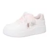 Tênis Warrior Novo, de Cano Baixo, Confortável e Versátil, com Color-Blocking e Laço, Sapatos Casuais Estilosos para Mulheres