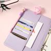 Estilo K de Ins Estilo Bloc de Notas de Hojas Sueltas, Diario de Registro Multifuncional Simple y Lindo A5A6 Ledger con Corazón Girly