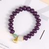 Moda nacional original glicínia original intemperismo Bodhi [Qi Roxo Chega Leste] fada da boa sorte Lótus Lótus fera leão pulseira