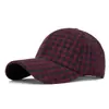 Chapéus de Comércio Exterior para Homens e Mulheres no Outono e Inverno Novos Bonés de Basebol Clássicos Xadrez Topo Rígido Bonés de Pato que Mostram o Rosto Chapéus de Sol