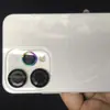Adecuado para Película para Lente Oppo Reno15C, Cámara 14Pro, Vidrio con Marco Metálico 12 Punto de Diamante Película, 13F Película Ojo de Águila