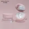 En Stock Polvo Fijador de Malla Elástica Rosa Mate Estuche Vacío Estuche de Recarga de Polvo Suelto Estuche Vacío de Polvo Suelto Material de Empaque