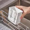 Suporte de hashi de parede estilo japonês para cozinha, porta-utensílios, caixa de armazenamento com drenagem para faca, garfo, colher, gaiola de hashi, porta-hashi