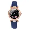 Reloj de Mujer Popular Transfronterizo con Incrustaciones de Diamantes, Reloj de Cinturón de Mujer Moderno y Versátil, Reloj de Cuarzo Casual Simple Estilo Ins