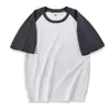 230g gola redonda pura puro acém camisa publicitária T-shirt manga curta camisa cultural camisa tamanho europeu e americano suporta impressão LOGO de imagem