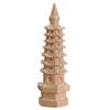 Fornecedor da Fábrica Artesanato Pagode Wenchang de Madeira de Pessegueiro, 13 Andares, 11 Andares, 9 Andares, 7 Andares Ornamentos de Madeira para Estudo e Escritório