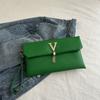 Bolso de Sobre de Lujo Ligero de Nicho Sentido de Alta Gama Bolso de Mano Retro Simple Elegante Versátil Cuero Suave Bolso de Hombro de Moda Bolso Cruzado de Moda