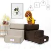Escaleras para perros directas de fábrica escalera para mascotas escalones de esponja perro pequeño Teddy escalera para cama de sofá