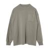 Tricô Preguiçoso Retrô Japonês Roupa Externa Masculina Outono Novo Bolso Ombro Solto Cor Sólida Casual Gola Redonda Suéter
