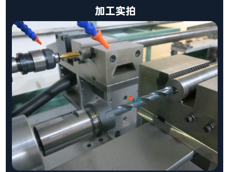 多工位数控打孔机m12冷拉圆棒全自动双头打孔攻牙机