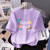Camiseta de Manga Corta de Algodón Puro para Niños Ropa para Niños Niñas Verano Media Manga 2026 Nuevo Estilo de Moda Bebé Delgado Superior