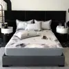 Conjunto de Três Peças de Tapete de Seda de Gelo de Verão Classe A Lavável Dobrável Chapéu de Cama Tapete de Ar Condicionado Lavável à Máquina Tapete Fresco Macio